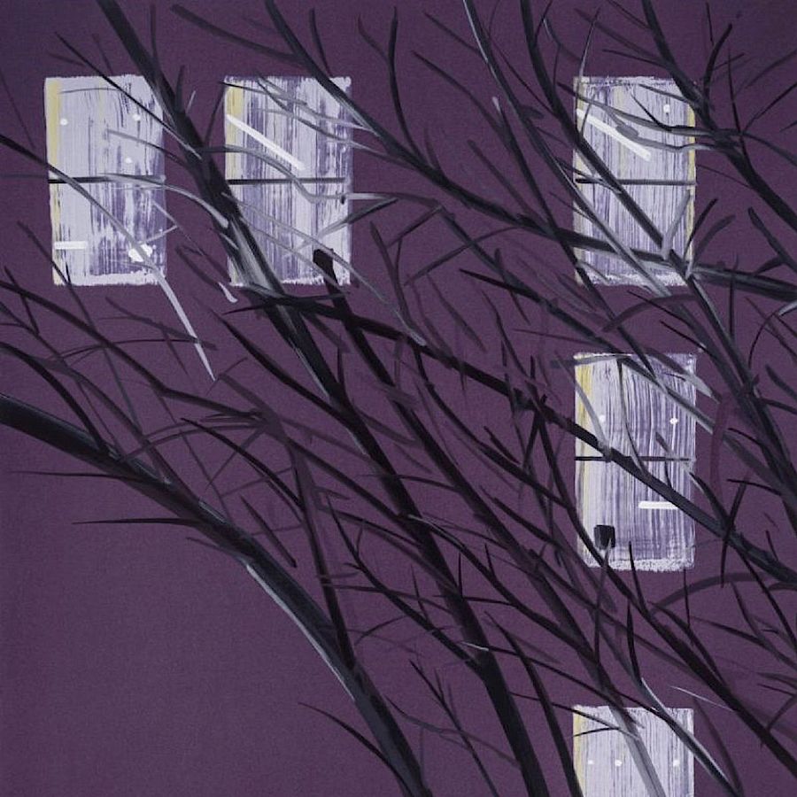 Korff Stiftung - Alex Katz - Grafiken - Purple Wind