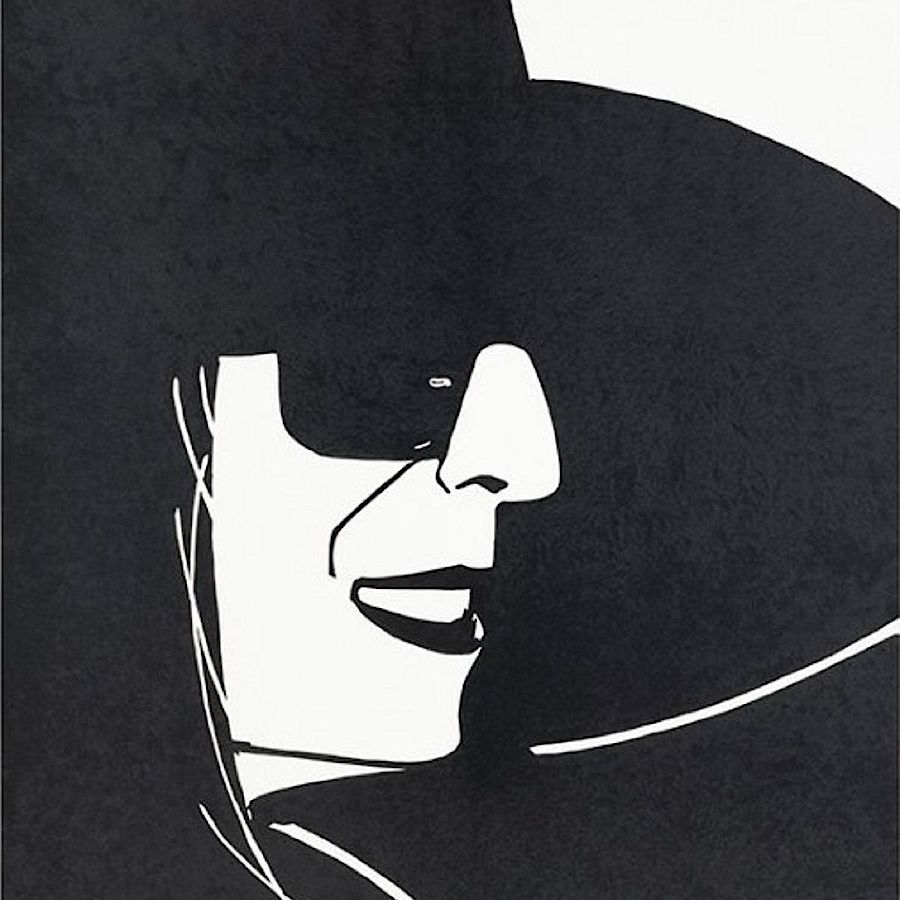 Korff Stiftung - Alex Katz - Grafiken - Large Black Hat