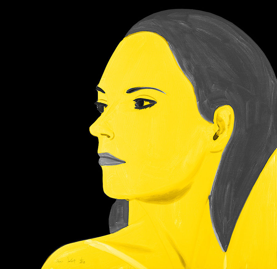 Korff Stiftung - Alex Katz - Grafiken - Yellow Laura