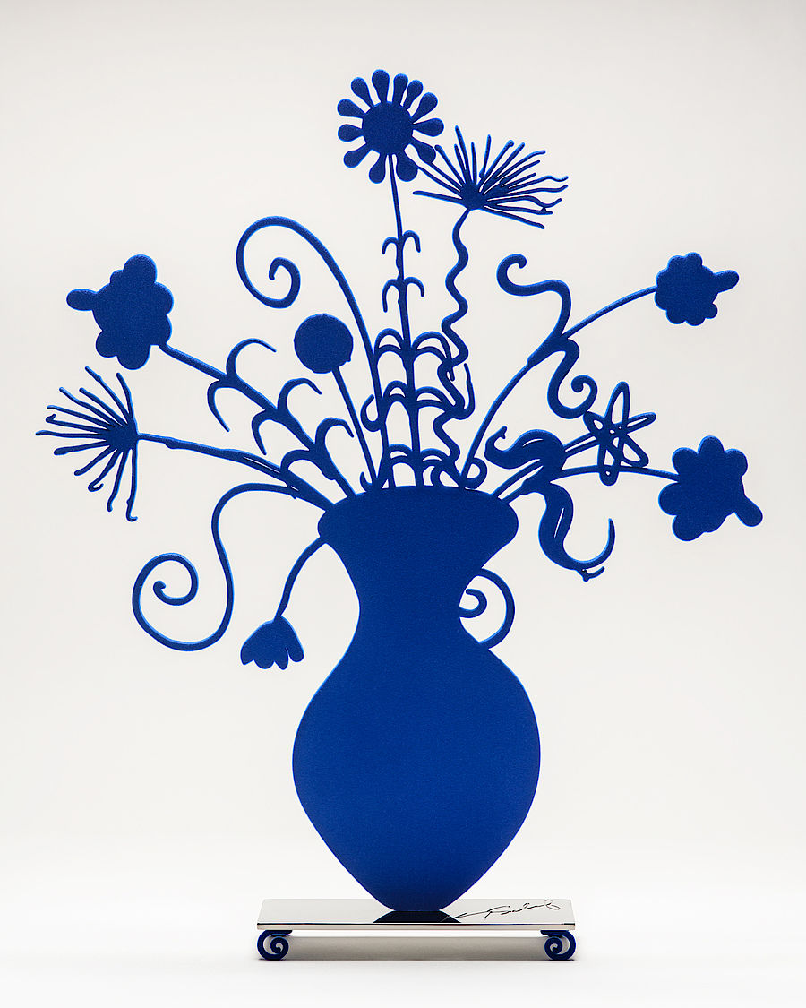 Korff Stiftung - Kenny Scharf - Sculptures - Flores blue