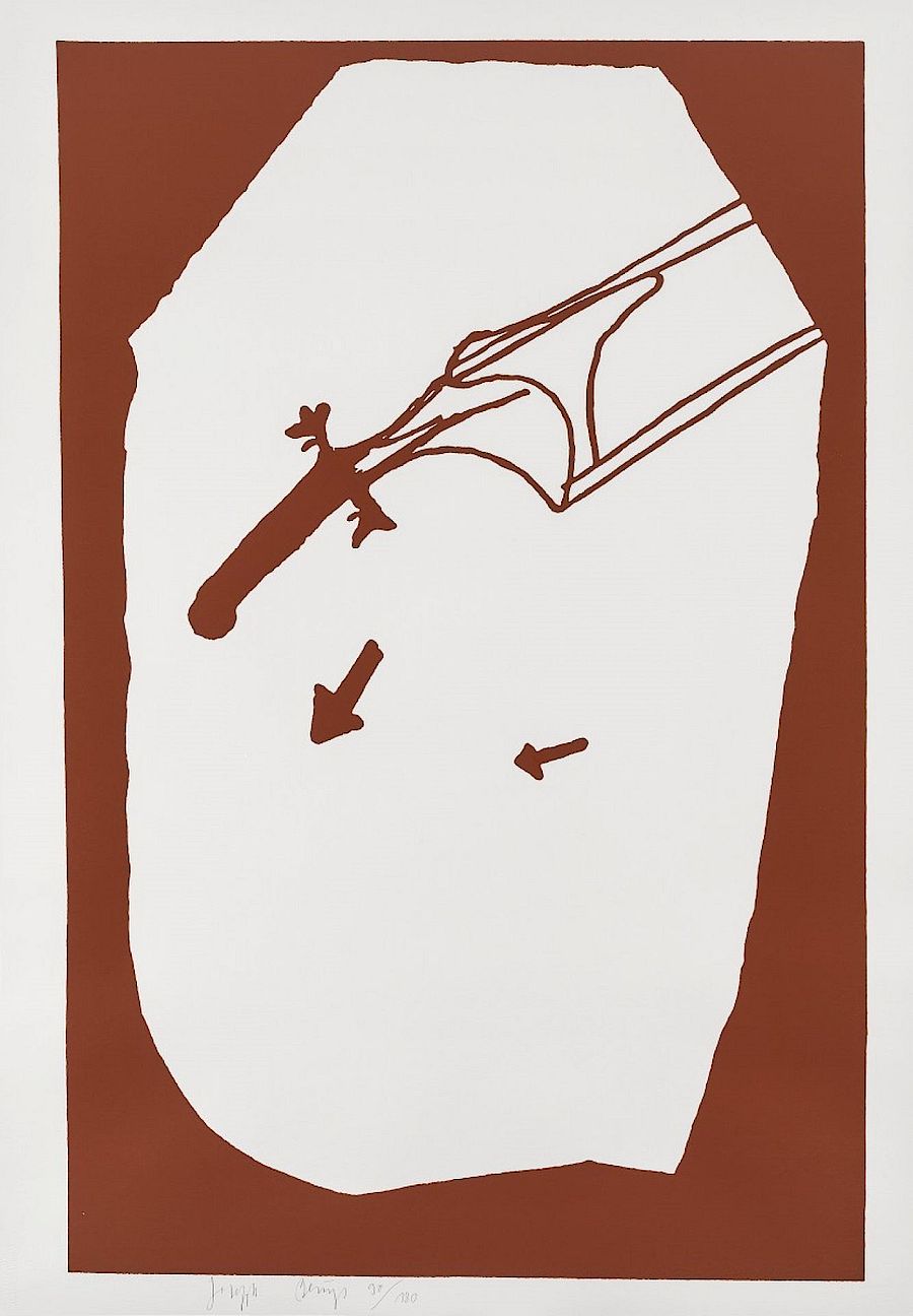 Korff Stiftung - Joseph Beuys - Graphics - Elch in der Strömung
