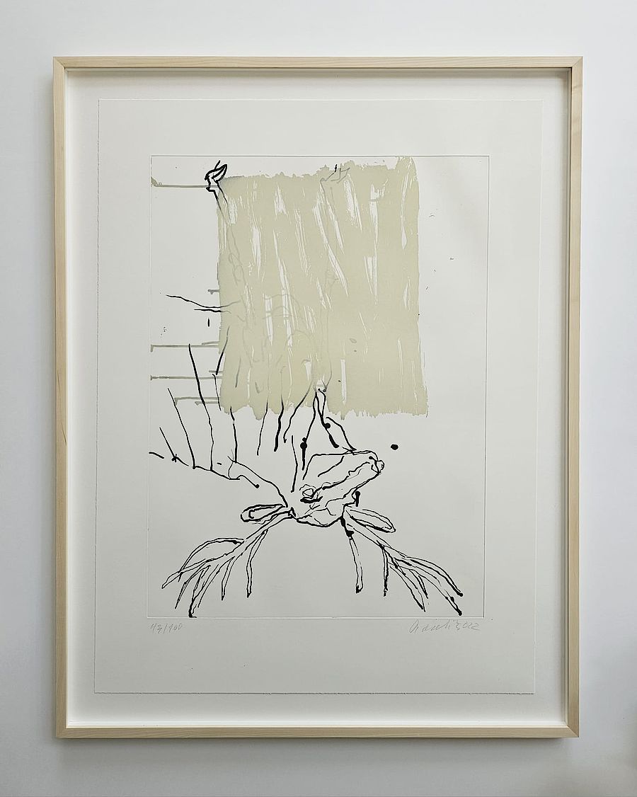 Korff Stiftung - Georg Baselitz - Grafiken - Hirsch, wo (schwarz)