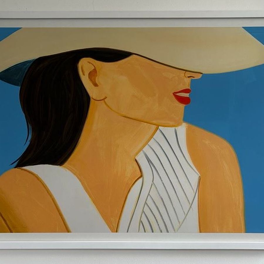 Korff Stiftung - Alex Katz - Grafiken - Vivien with hat