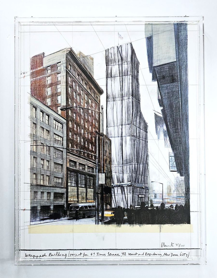 Korff Stiftung - Christo - Grafiken - Wrapped Building