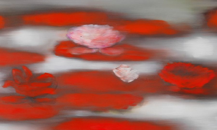 Korff Stiftung - Ross Bleckner - Grafiken - Floating Red