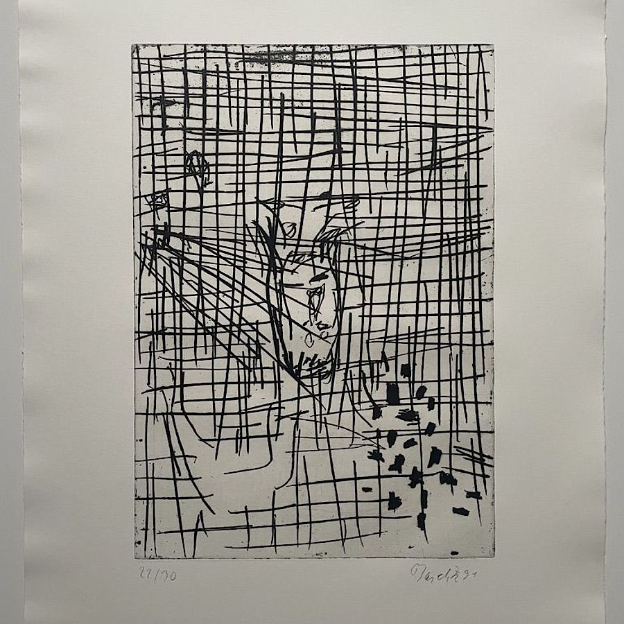 Korff Stiftung - Georg Baselitz - Grafiken - o. T. (´45 II #14)