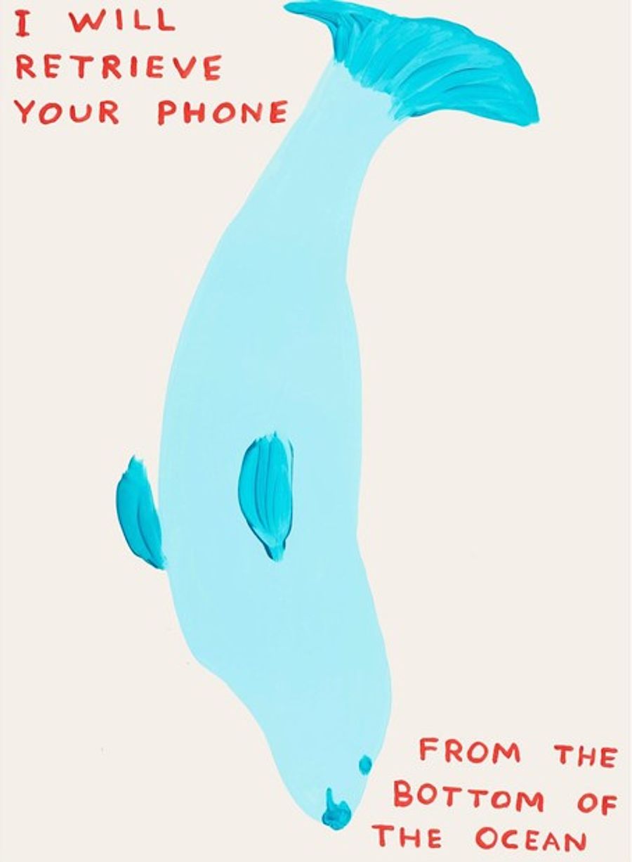 Korff Stiftung - David Shrigley - Graphics - I will retrieve your phone