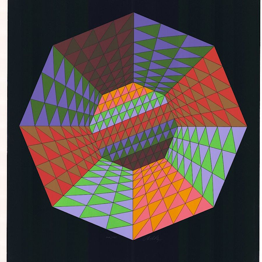 Korff Stiftung - Victor Vasarely - Grafiken - Heisenberg