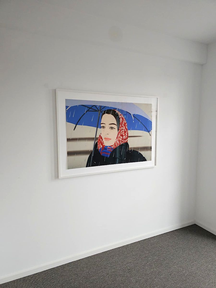 Korff Stiftung - Alex Katz - Graphics - Blue Umbrella 2
