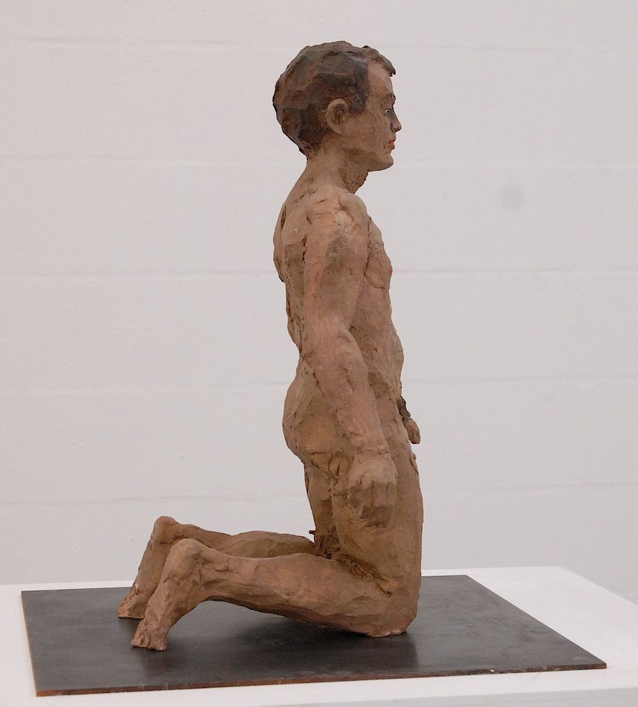 Korff Stiftung - Stephan Balkenhol - Skulpturen - Kniender Mann