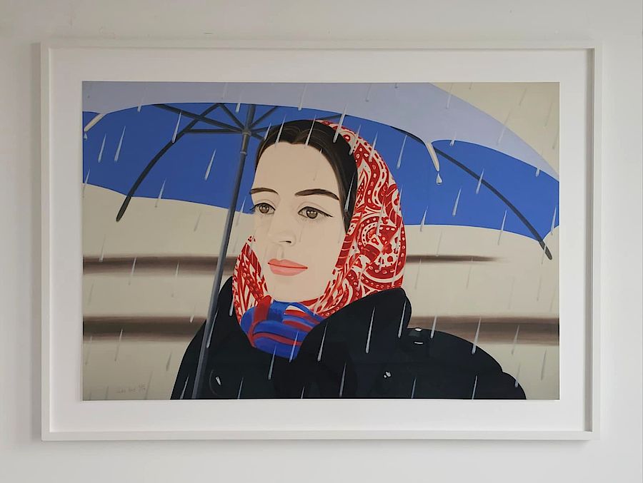 Korff Stiftung - Alex Katz - Graphics - Blue Umbrella 2