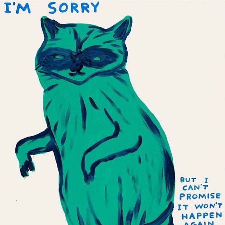 Korff Stiftung - David Shrigley - Graphics - I´m sorry I can´t promise it won´t happen again