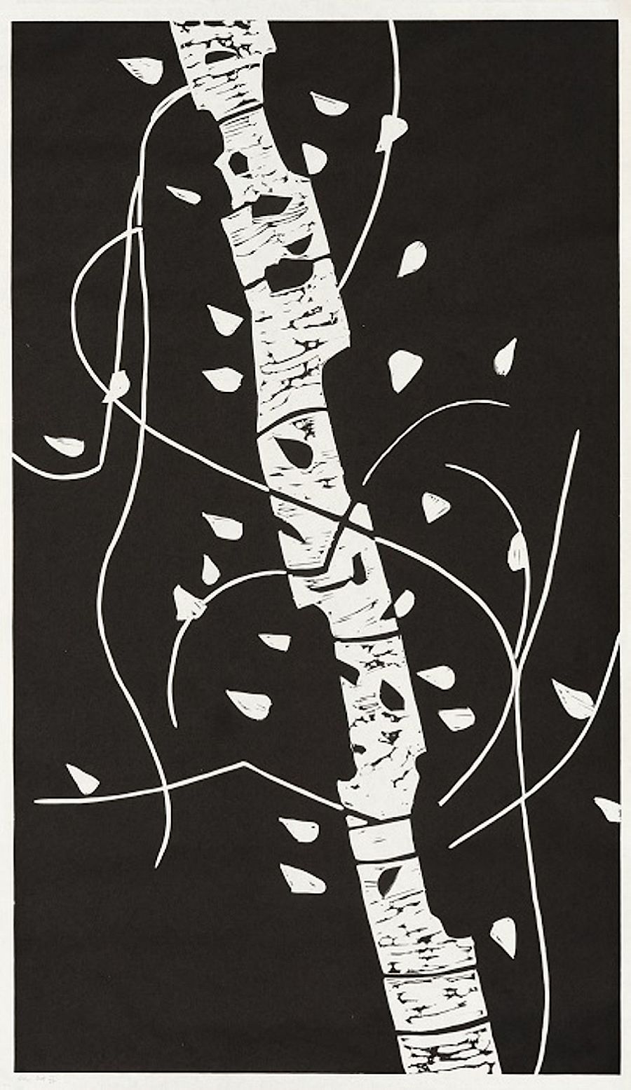 Korff Stiftung - Alex Katz - Grafiken - Large Birch