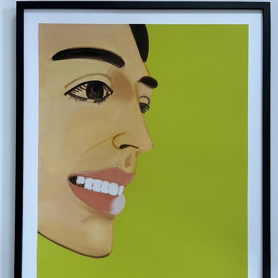 Korff Stiftung - Alex Katz - Graphics - Vivien (on green)