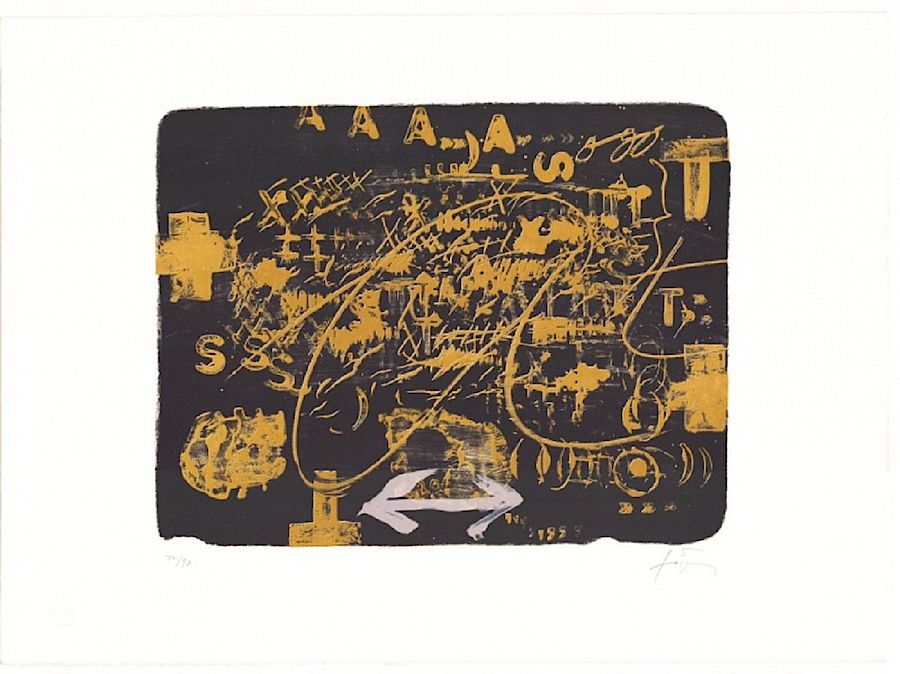 Korff Stiftung - Antoni Tapies - Grafiken - Lettres