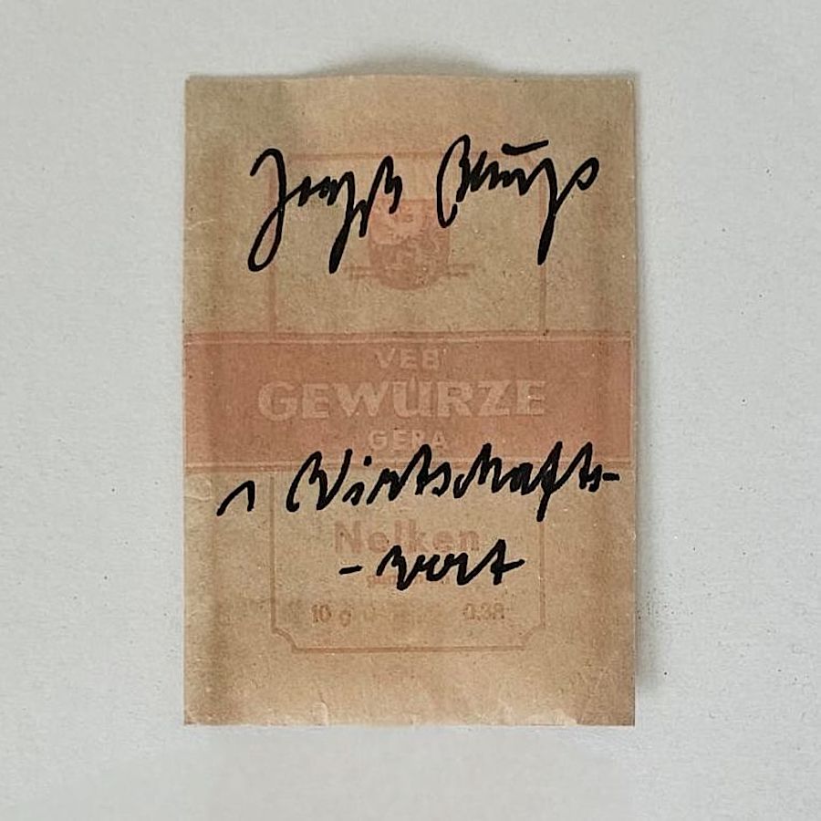 Korff Stiftung - Joseph Beuys - Wirtschaftswerte - VEB Gewürze