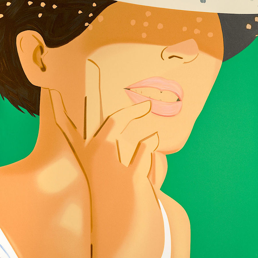 Korff Stiftung - Alex Katz - Graphics - Straw Hat Vivien