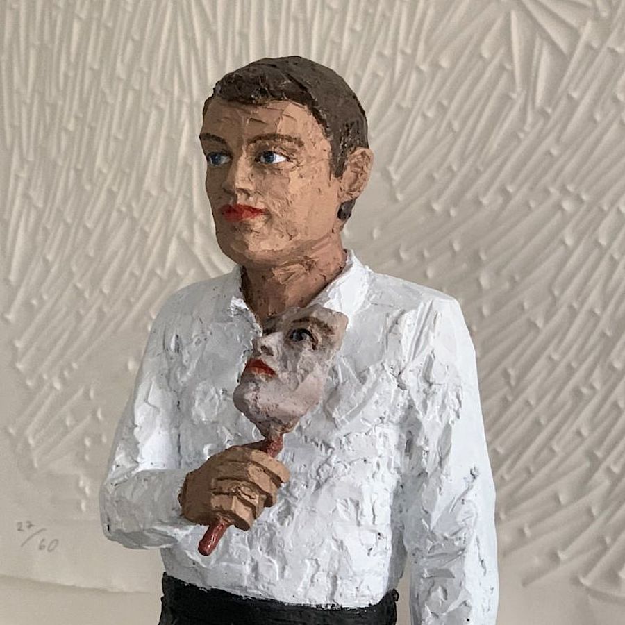 Korff Stiftung - Stephan Balkenhol - Skulpturen - Mann mit Maske