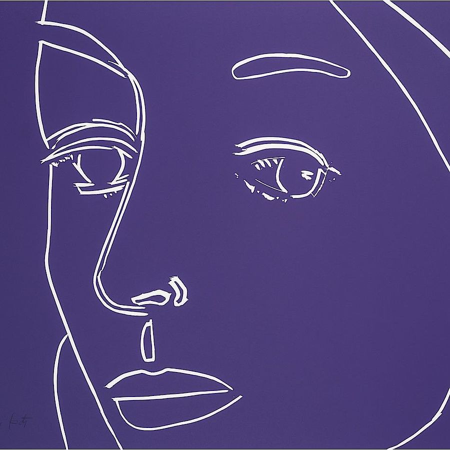 Korff Stiftung - Alex Katz - Graphics - Ada (Purple)