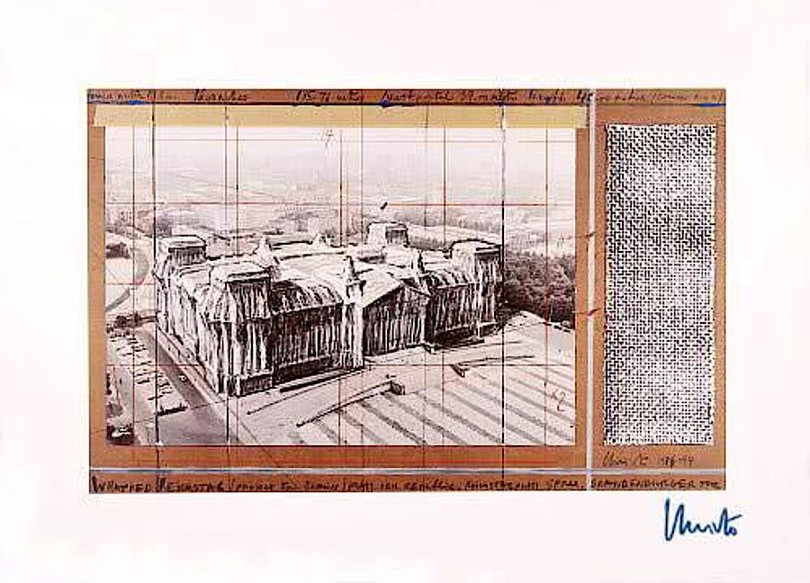 Korff Stiftung - Christo - Grafiken - Wrapped Reichstag X