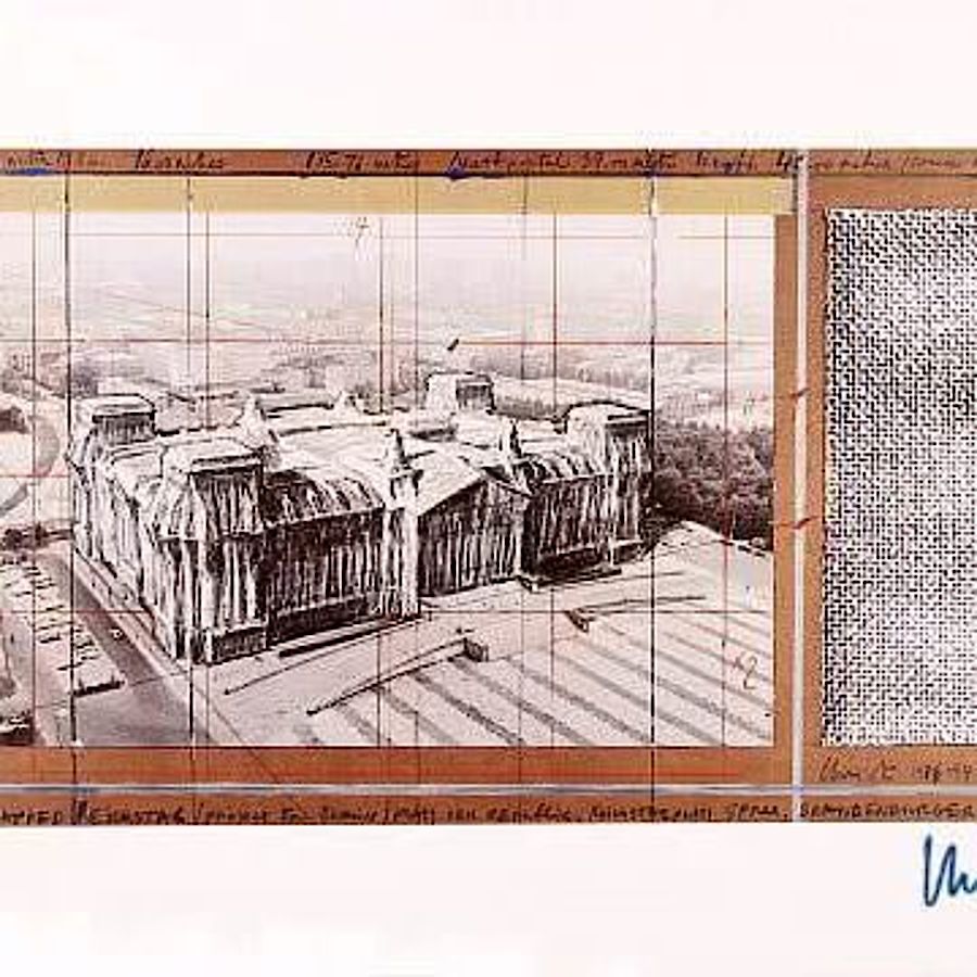 Korff Stiftung - Christo - Grafiken - Wrapped Reichstag X