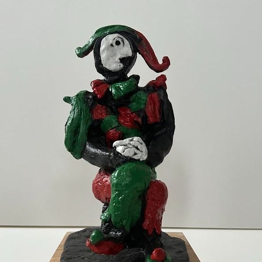Korff Stiftung - Markus Lüpertz - Skulpturen - Harlekin (grün)