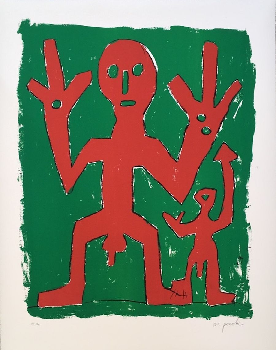 Korff Stiftung - A.R. Penck - Graphics - o. T. (for Charly)