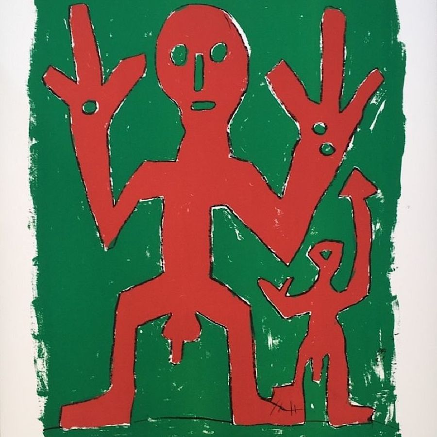 Korff Stiftung - A.R. Penck - Graphics - o. T. (for Charly)