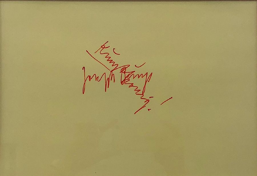 Korff Stiftung - Joseph Beuys - Grafiken - sich selbst