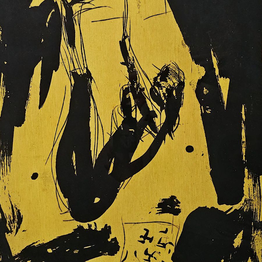 Korff Stiftung - Georg Baselitz - Graphics - Die Ährenleserin
