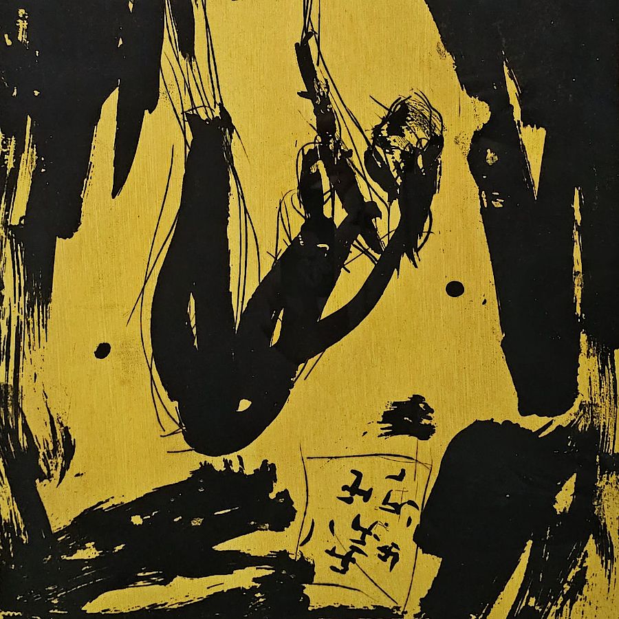 Korff Stiftung - Georg Baselitz - Grafiken - Die Ährenleserin