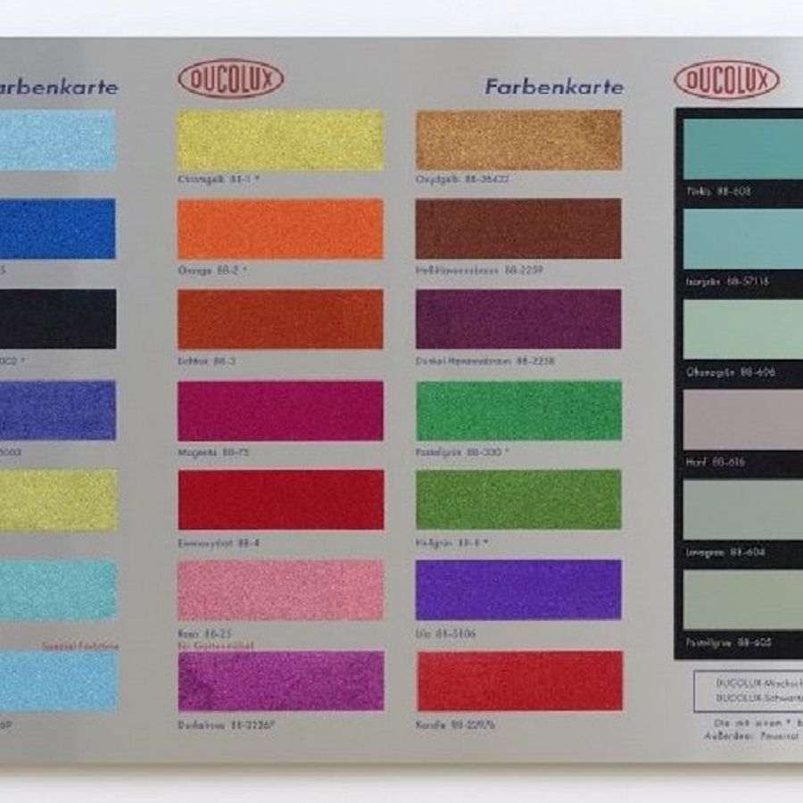 Korff Stiftung - Damien Hirst - Graphics - Colour Chart-Glitter