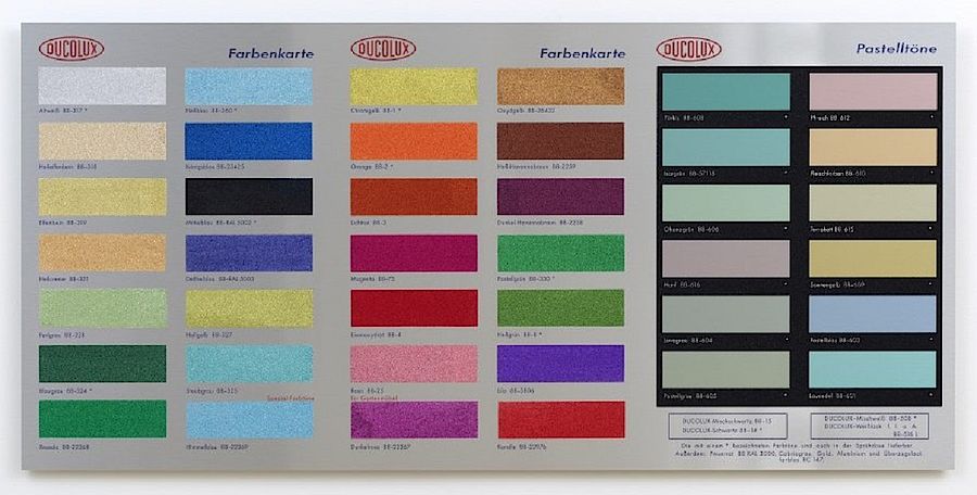 Korff Stiftung - Damien Hirst - Graphics - Colour Chart-Glitter