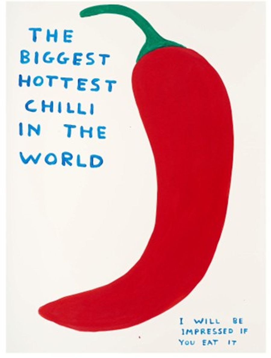 Korff Stiftung - David Shrigley - Grafiken - The biggest hottest