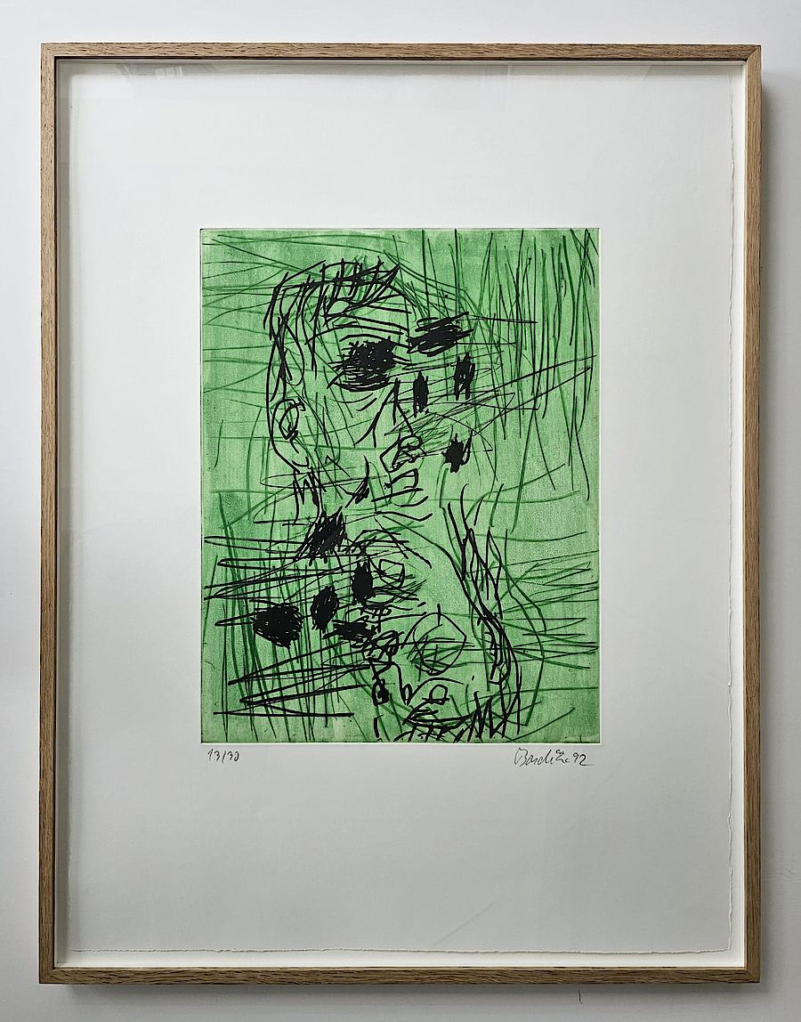 Korff Stiftung - Georg Baselitz - Grafiken - Dänen Träne