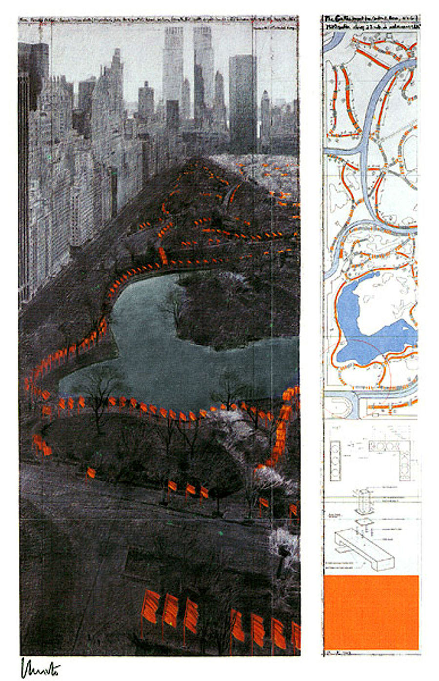 Korff Stiftung - Christo - Grafiken - Gates XXXVII