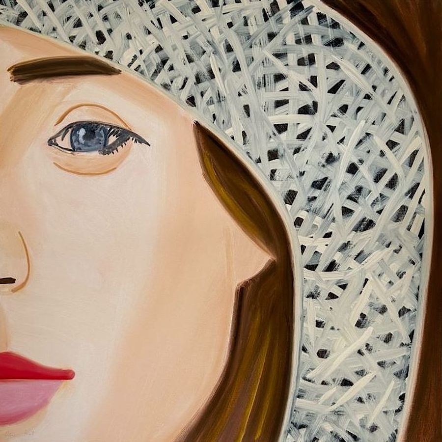 Korff Stiftung - Alex Katz - Grafiken - Straw hat 1