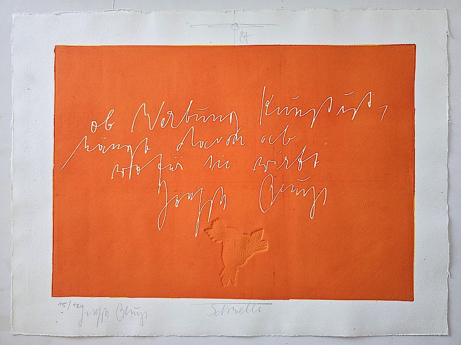 Korff Stiftung - Joseph Beuys - Grafiken - Schwelle
