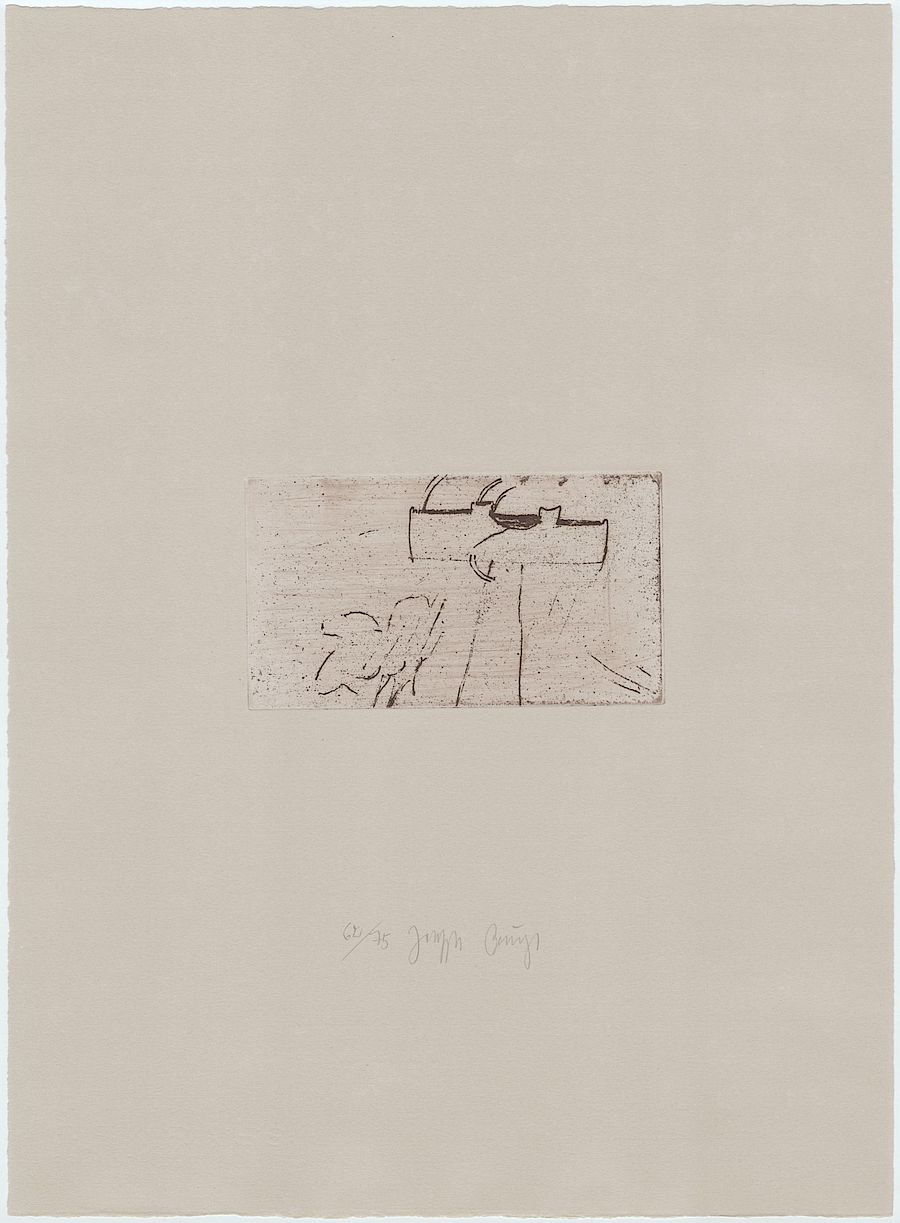 Korff Stiftung - Joseph Beuys - Grafiken - Kreuz des Saturn