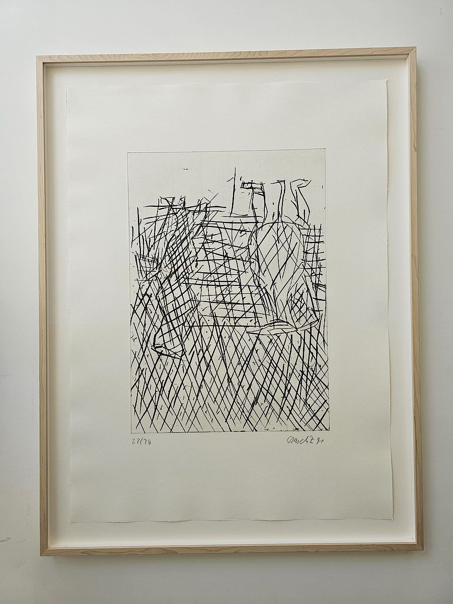 Korff Stiftung - Georg Baselitz - Grafiken - o. T. (´45 II #11)