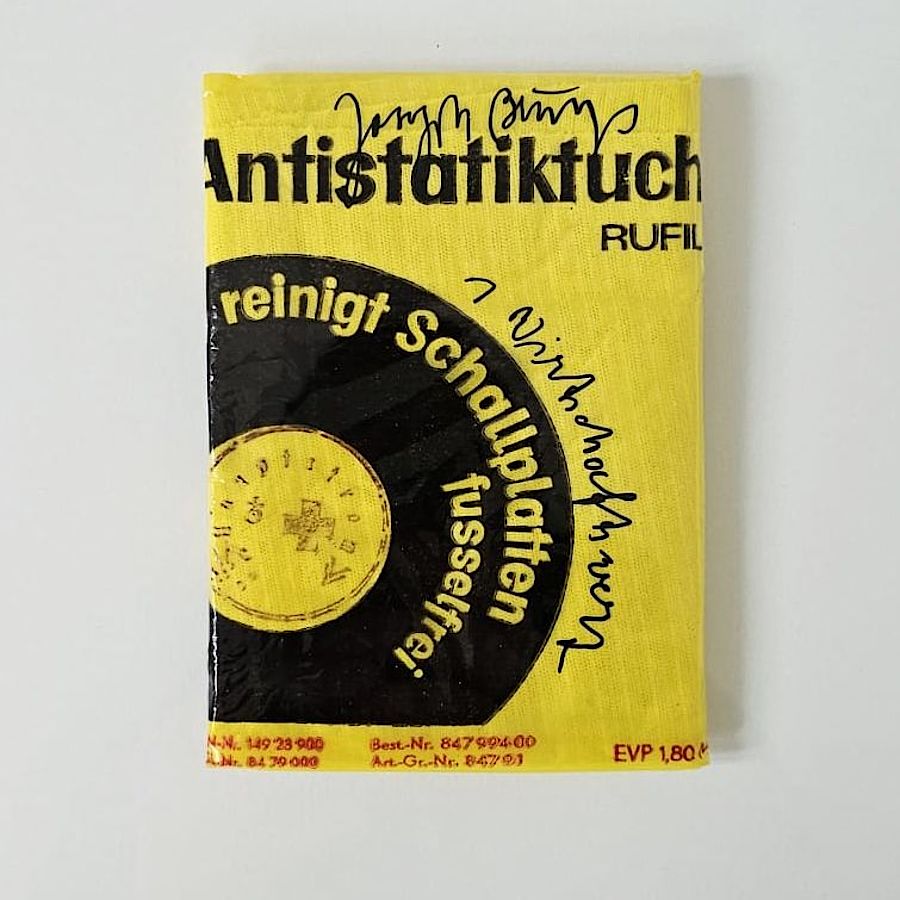 Korff Stiftung - Joseph Beuys - Wirtschaftswerte - Antistatiktuch