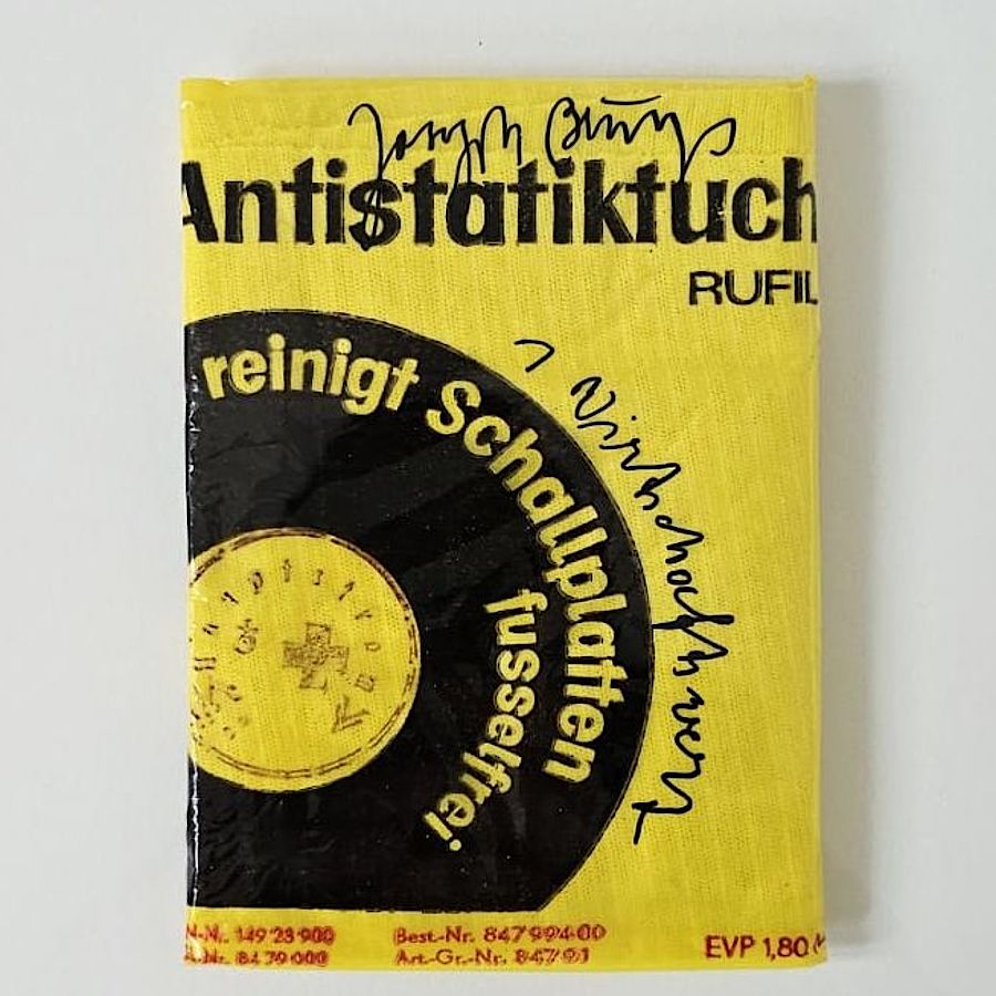 Korff Stiftung - Joseph Beuys - Wirtschaftswerte - Antistatiktuch