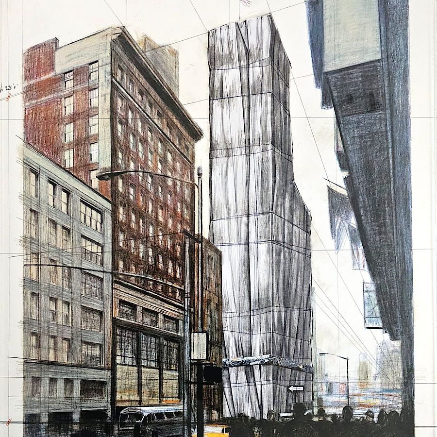 Korff Stiftung - Christo - Graphics - Wrapped Building