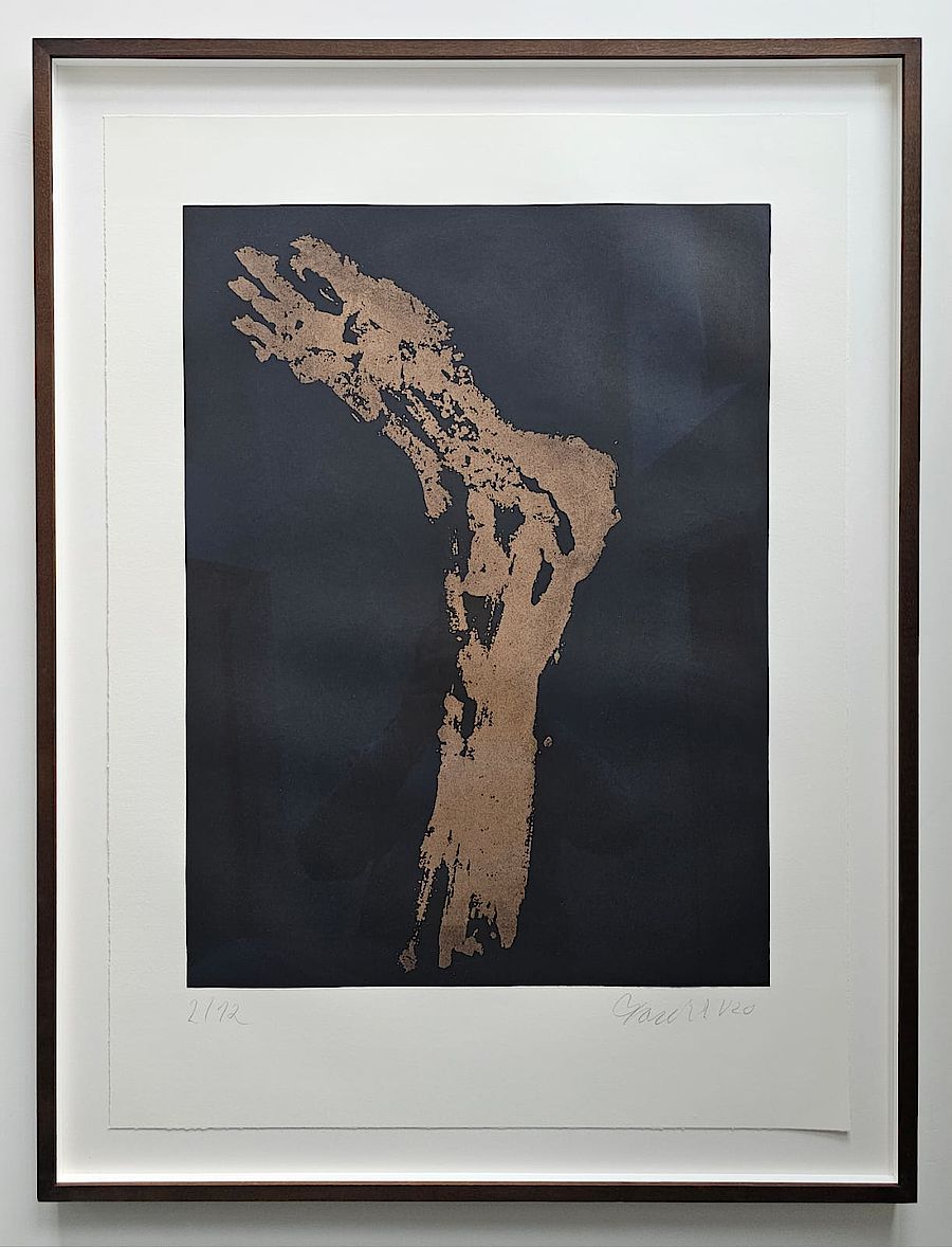 Korff Stiftung - Georg Baselitz - Graphics - Piedi X (gold)