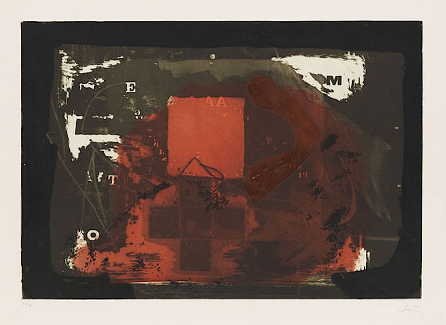 Korff Stiftung - Antoni Tapies - Graphics - Marro i roig