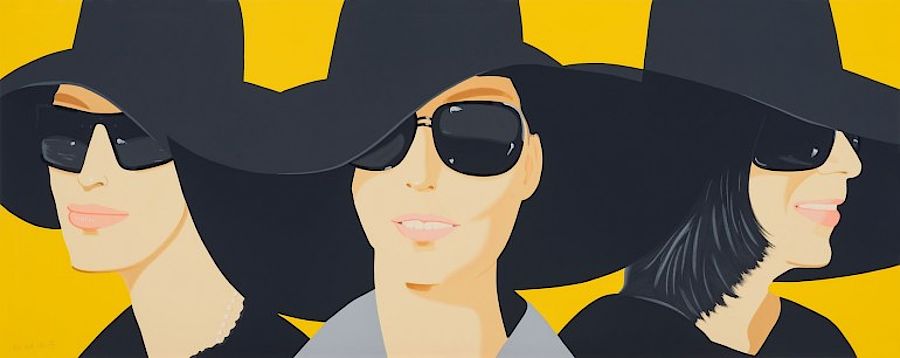 Korff Stiftung - Alex Katz - Graphics - Black Hats IV