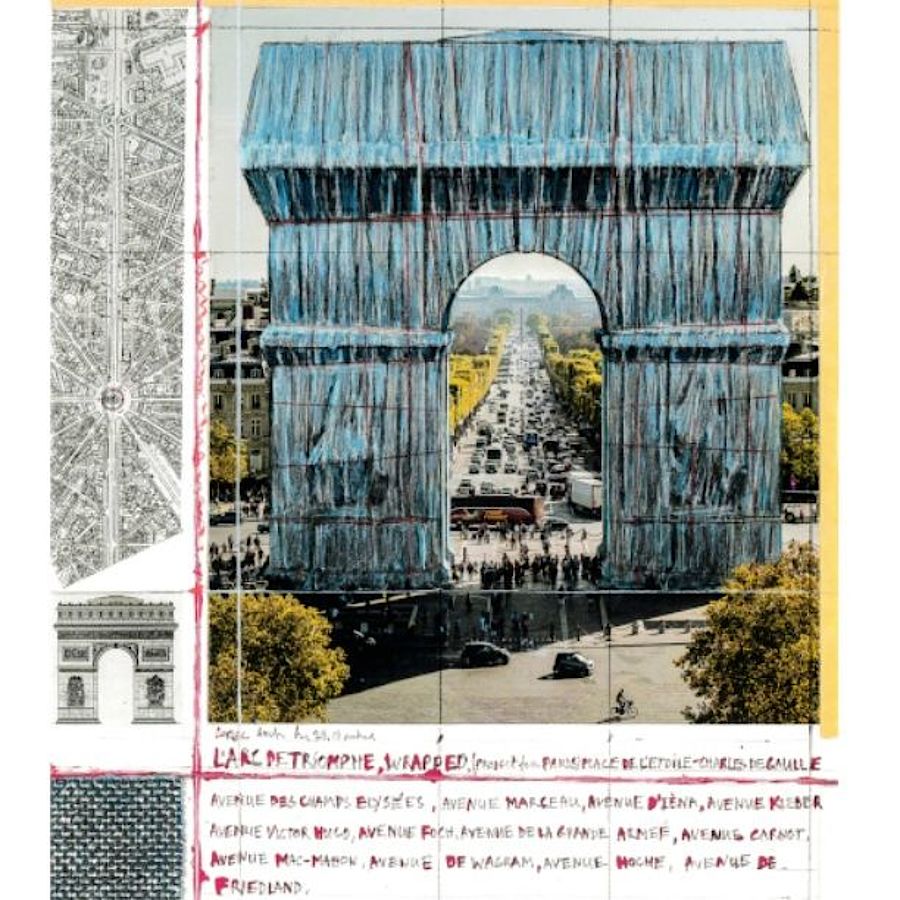 Korff Stiftung - Christo - Grafiken - Arc de Triomphe III