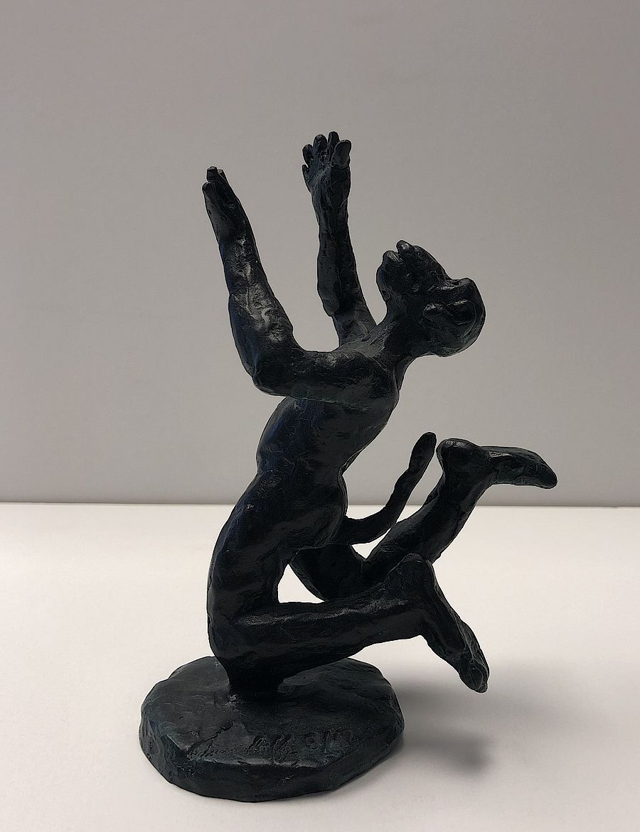 Korff Stiftung - Jörg Immendorff - Skulpturen - o.T. (Affe kniend)