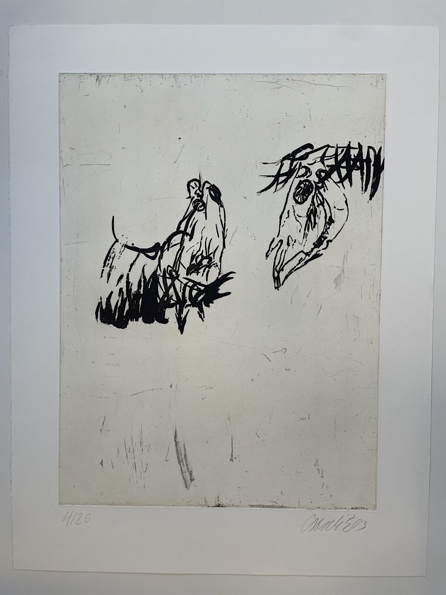 Korff Stiftung - Georg Baselitz - Grafiken - Vorher, nachher