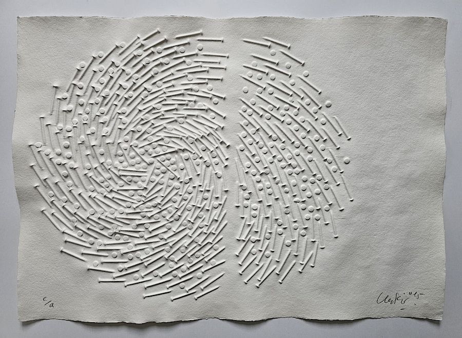 Korff Stiftung - Günther Uecker - Embossings - Hafez - Motiv 16